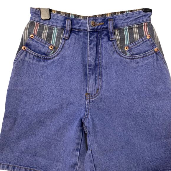 Vintage Rio High Waist Jean Shorts sz 3 - Picture 3 of 7